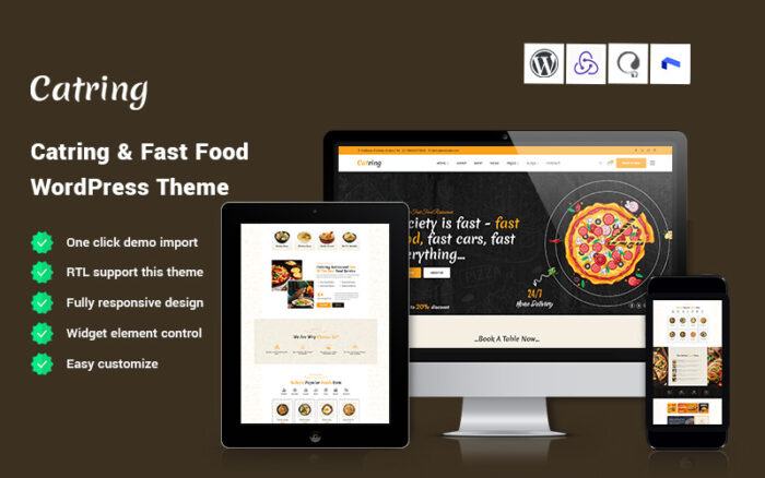 Catring - Fast Food WordPress Theme