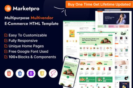 MarketPro - eCommerce Multivendor HTML Template