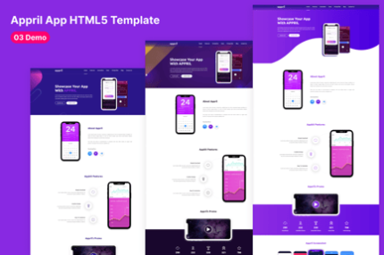 Appril - App Landing HTML Template