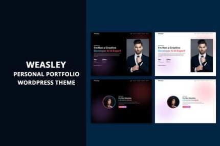 Weasley – Personal Portfolio WordPress Theme