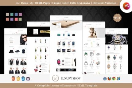 Luxury Shop eCommerce HTML Template