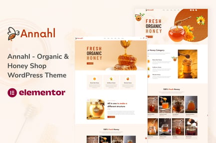 Annahl - Organic & Honey Shop WordPress Theme