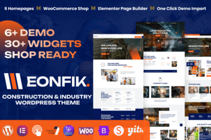 Eonfik - Construction & Industry WordPress Theme