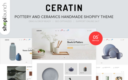 Ceratin - Pottery and Ceramics Handmade Shopify Theme