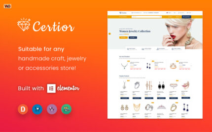 Certior - Jewelry Store Elementor WooCommerce Theme