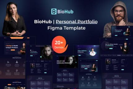 BioHub | Personal Portfolio Website Template