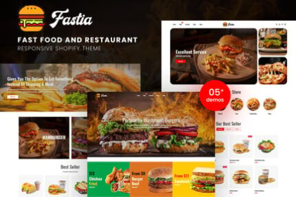 Fastia - Fast Food & Restaurant Shopify Theme