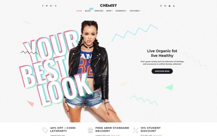 Chemisy - Clothes Elementor WooCommerce Theme