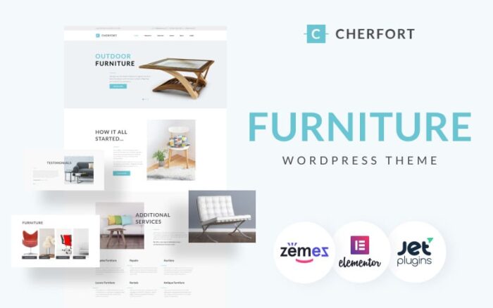 Cherfort - Furniture Company Responsive WordPress Theme