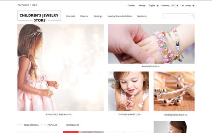 Children's Jewelry Store PrestaShop Theme