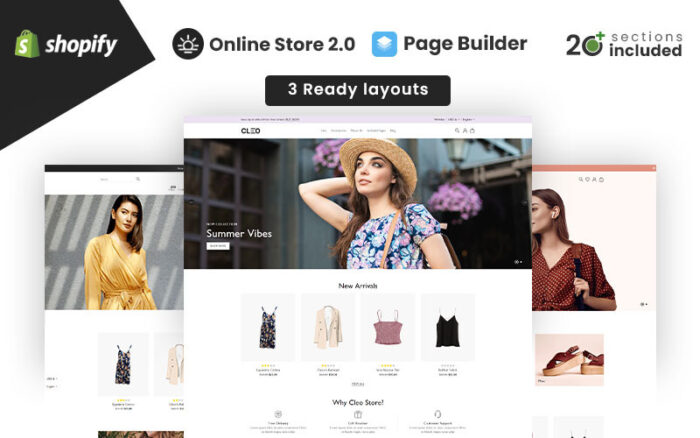 Cleo - Fashion Shopify theme Shopify Theme