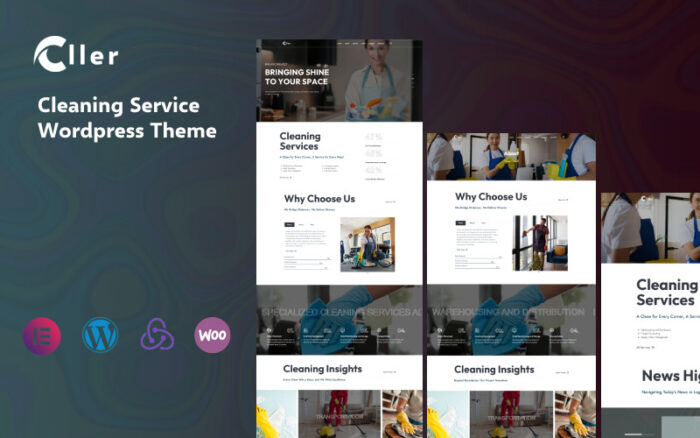 Cller - Cleaning Service Wordpress Theme WordPress Theme