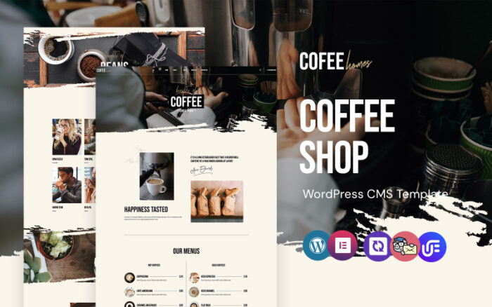 Cofeehomes - Cafe And Coffee WordPress Elementor Theme WordPress Theme