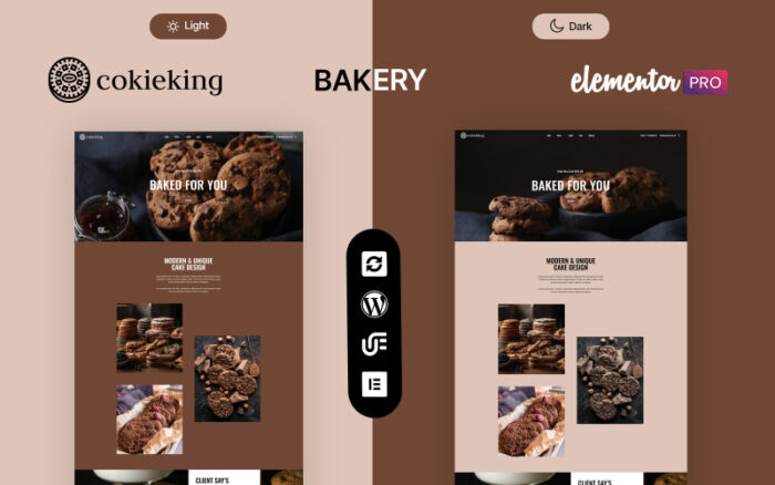 Cokieking - Bakery And Cookies Multipurpose WordPress Theme