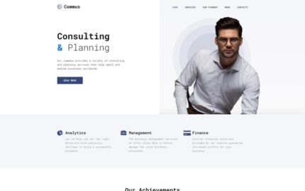 Commus - Business Multipurpose Minimal WordPress Elementor Theme WordPress Theme