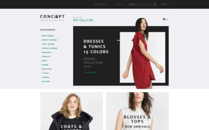 Concept PrestaShop Theme