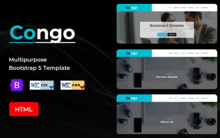 Congo - Business Bootstrap 5 Responsive template Website Template