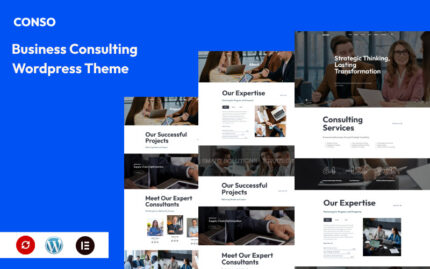 Conso - Business Consulting Wordpress Theme WordPress Theme