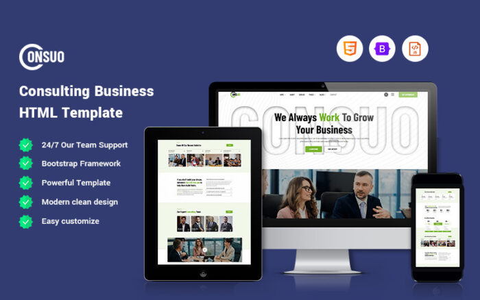 Consuo - Consulting Website Template