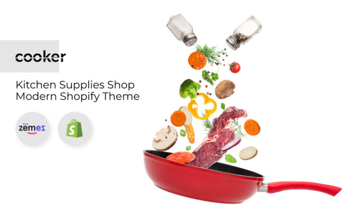 Cooker - Kitchen Supplies Shop Modern Shopify Theme