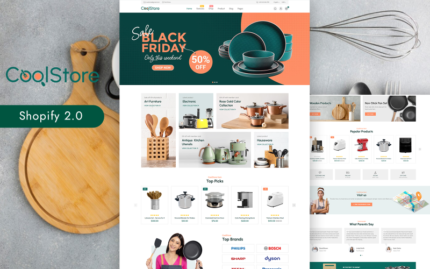 CoolStore - Kitchen Furniture Store Shopify 2.0 Theme Shopify Theme