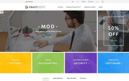 Crazy Soft PrestaShop Theme