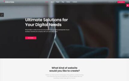 Createra - Startup Joomla Template