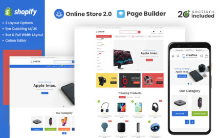 Creative Electronics Store Shopify Theme