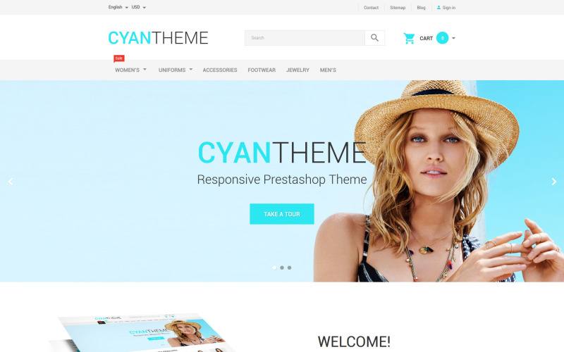 CyanTheme PrestaShop Theme