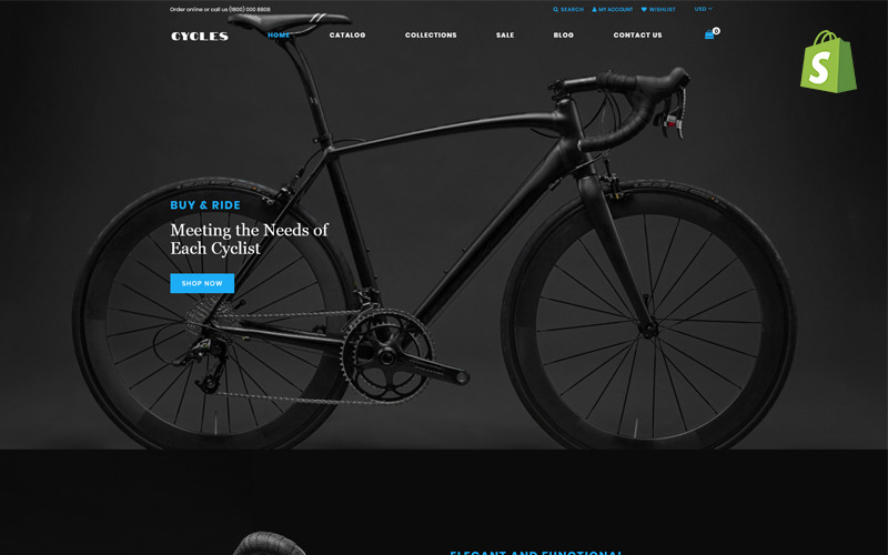 Cycles - Bikes Shop Shopify Theme