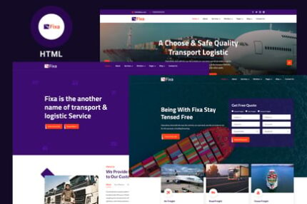 Fixa - Transport Logistics & Moving HTML Template
