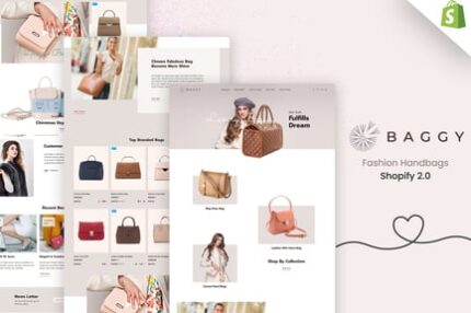 Baggy - Fashion Store, Handbags Shopify Theme