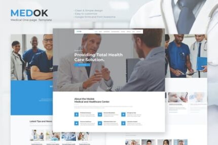 Medoc - Medical & Health One Page Template