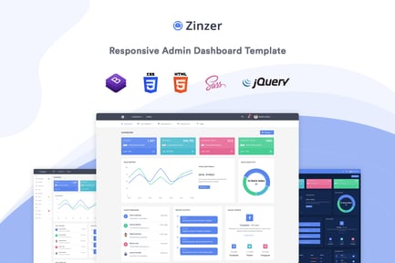 Zinzer - Admin Dashboard Template