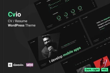 Cvio - Personal Portfolio WordPress Theme