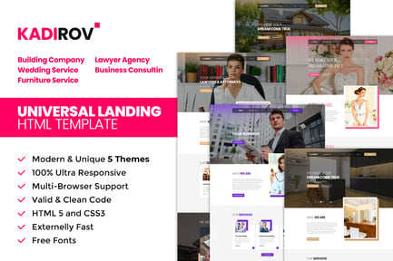 Universal Landing Page Template