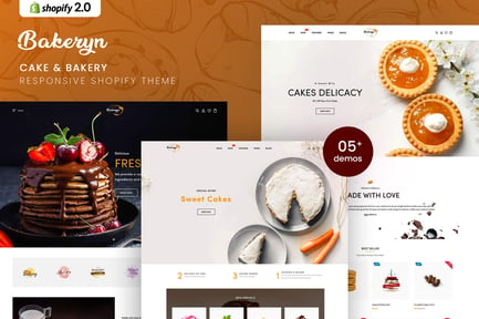 Bakeryn - Cake & Bakery Responsive Shopify Theme