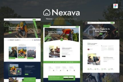 Nexava - Roofing Services Figma Template