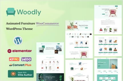 Woodly - Animated Furniture WooCommerce Theme