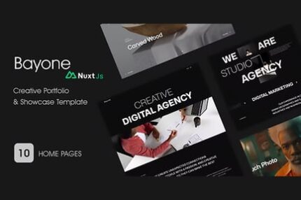 Creative Portfolio Nuxtjs Template