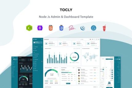 Tocly - NodeJs Admin & Dashboard Template