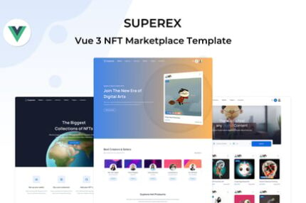 Superex - Vue NFT Marketplace