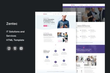 Zentec - IT Solutions and Services HTML Template