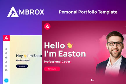 Ambrox - Personal Portfolio Template