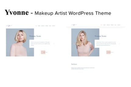 Yvonne - Makeup Artist WordPress Theme