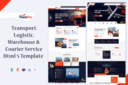 TransPro - Transport, Logistic, Warehouse Template