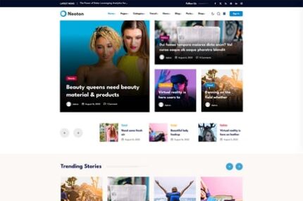 Neoton - News Magazine WordPress Theme