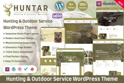 Huntar - Hunting & Outdoor WordPress Theme