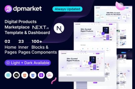 DpMarket – Digital MultiVendor Next js