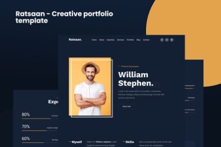 Ratsaan - Creative portfolio template